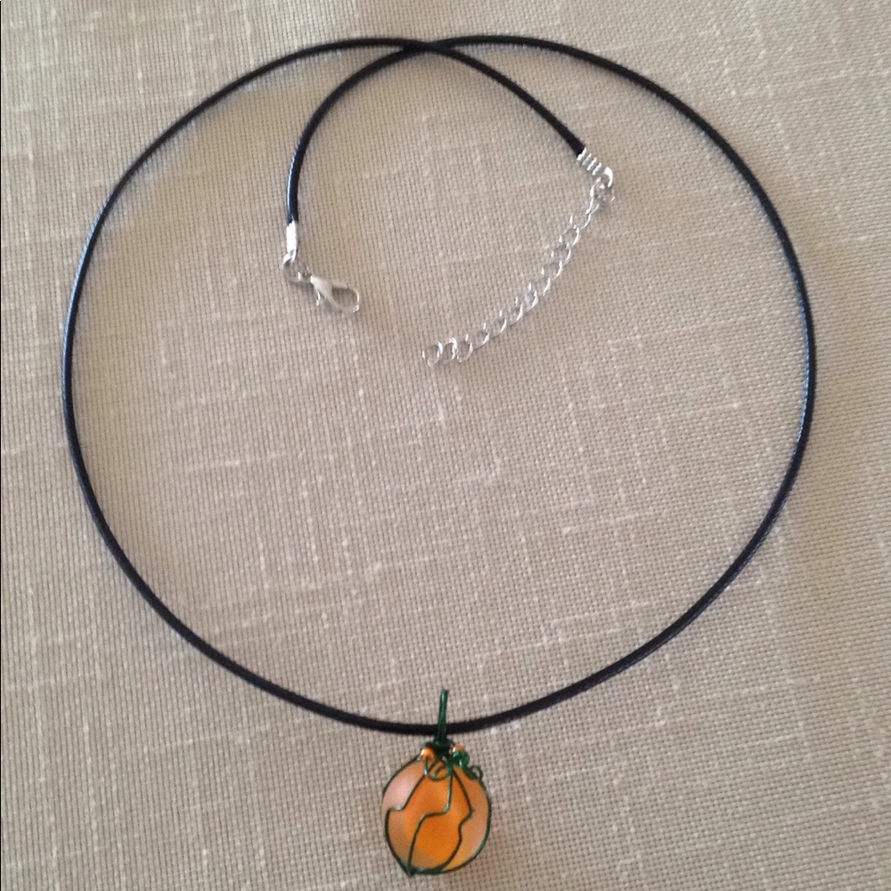 HAND CRAFTED Marble Necklace Wire Wrapped Colorful - Picture 4 of 5